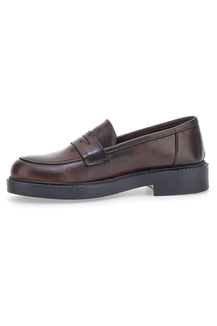 Mocassini Penny marroni PITTRELLO ELITE 100