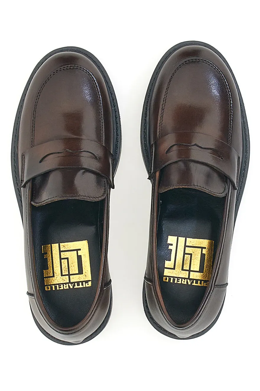 Mocassini Penny marroni PITTRELLO ELITE 100