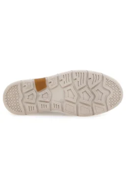 Mocassini Slip on taupe con inserti in tessuto Pittarello Eco 26111012