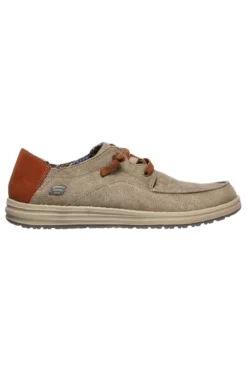 Mocassini taupe Relaxed Fit con Memory Foam Skechers Melson Planon