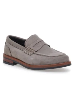 Mocassini tortora con bocca di leone PITTARELLO CLASS 014