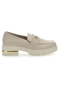Mocassino Beige e Dettagli Oro Energy 1303