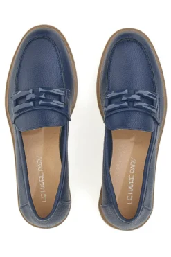 Mocassino Blu con Catenella Le Havre Paris 526818
