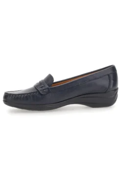 Mocassino blu in vera pelle PITTARELLO FOCUS 8164