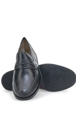 Mocassino Boardman 703 Nero Vera Pelle