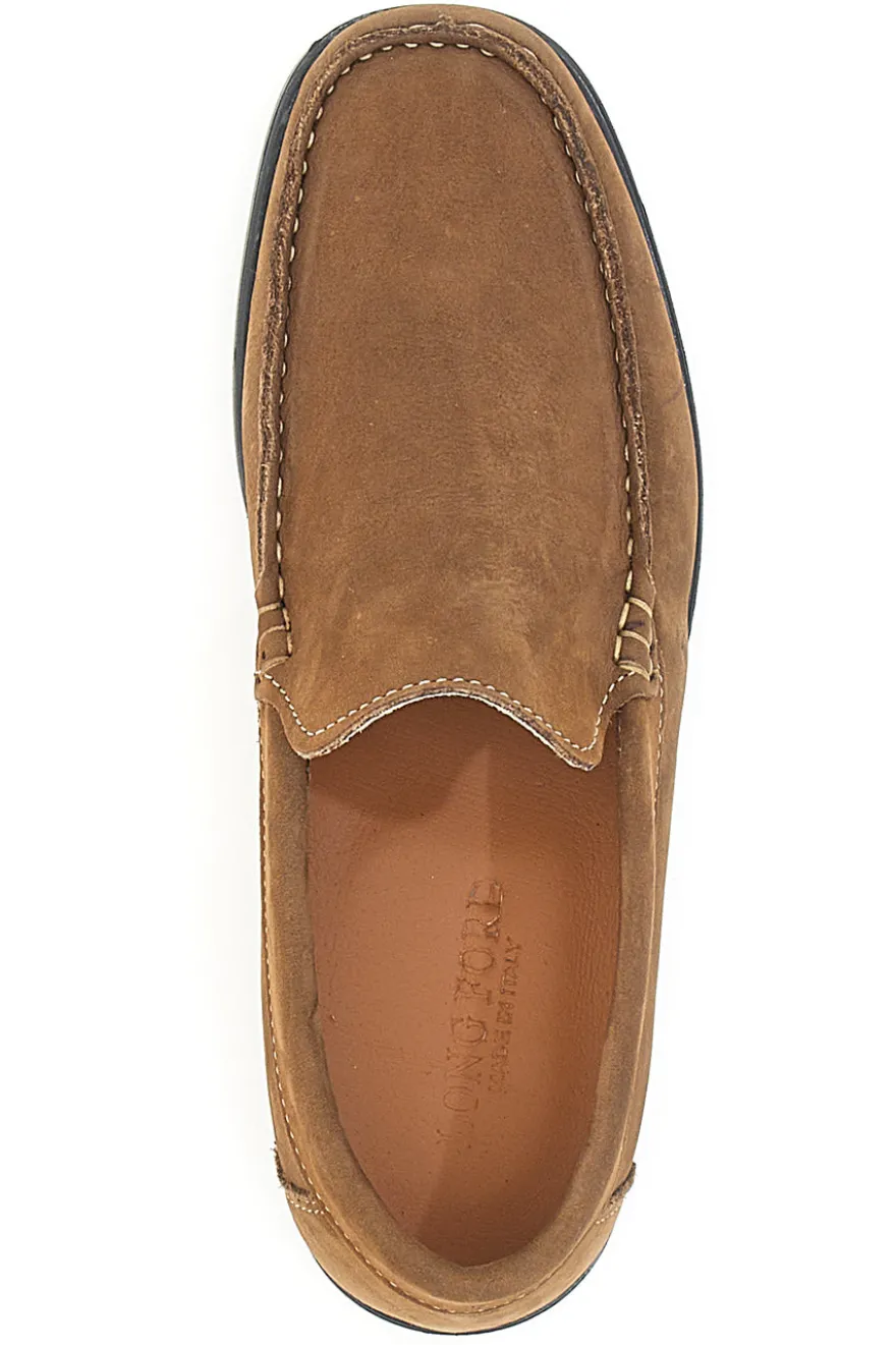 Mocassino Classico in Vera Pelle Avana Longford 101