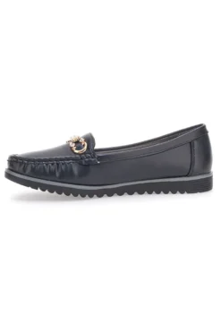 Mocassino Classico Nero Prima Riga 1000
