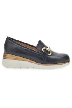 Mocassino in Vera Pelle blu con dettaglio PITTARELLO CLASS 5090