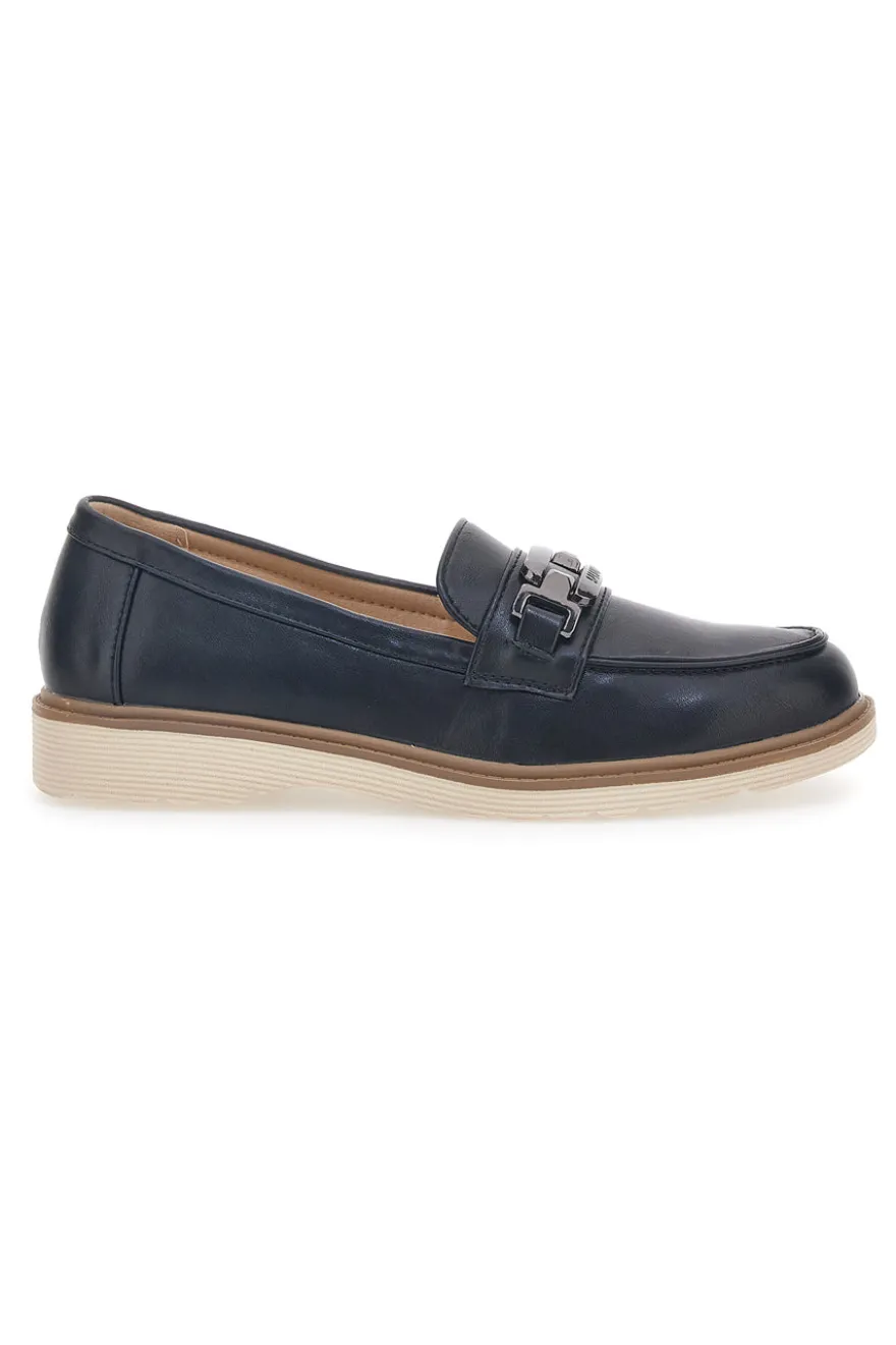 Mocassino Nero con Morsetto Le Havre Paris 526823