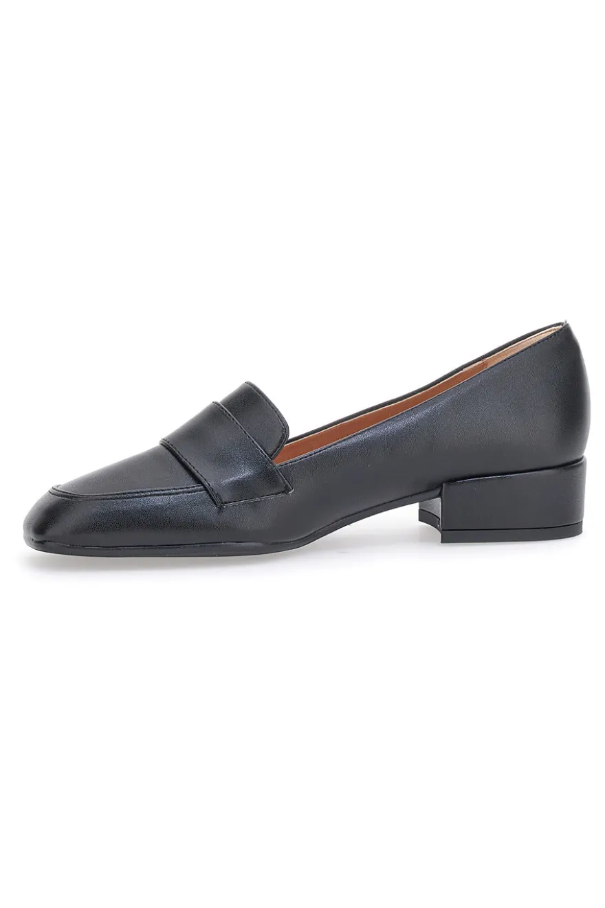 Mocassino Nero con Tacco Pittarello Glam 2010