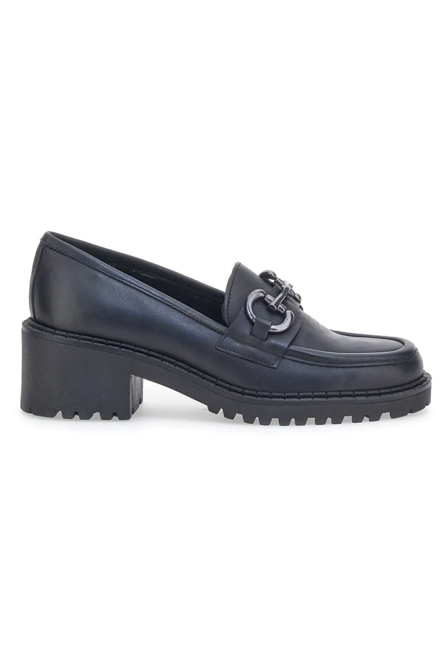 Mocassino Pittarello 9605700 Nero con morsetto