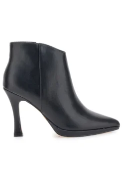 Mon dieu 1929Q20 schwarze Stiefeletten mit Spool-Absatz