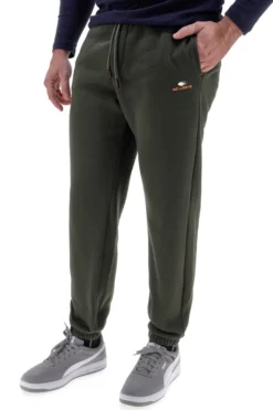 No Limits MAPK008W24 Grüne Jogginghose mit Bündchen und Fleecefutter
