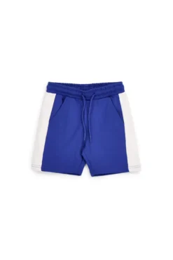 Pantaloncini blu con inserti bianchi Pitt kids PT-B-SH-9020