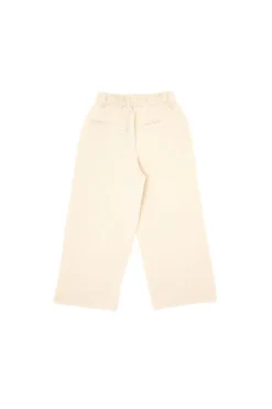Pantaloni beige ampi con borchiette laterali Pitt Kids PT-KP-8022