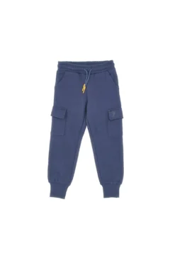 Pantaloni in Tuta Blu con Tasche Laterali PITT KIDS 6016