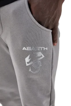 Pantaloni jogger grigi con logo stampato Abarth AH025PA