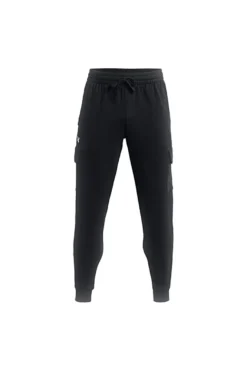 Pantaloni jogger neri in pile con tasche cargo Under Armour RIVAL FLEECE CARGO JOGGER