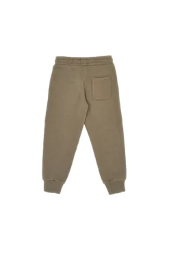 Pantaloni jogger verde militare con rinforzi ricamati Pitt Kids PT-KP-8004
