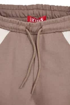 Pantaloni marroni con banda laterale Pitt kids PT-B-P-9018