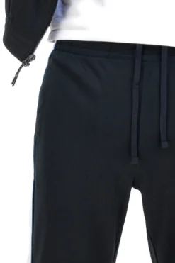 Pantaloni Neri Con Fasce Laterali Bianche SKECHERS Premier Track Pant