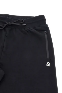 Pantaloni neri in felpa con zip Boardman NBY814