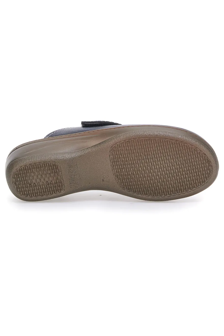 Pantofola blu anatomica con cuciture a vista Inblu 80LY