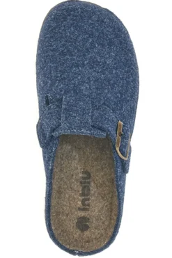 Pantofola blu in feltro con fibbia Inblu 23MT