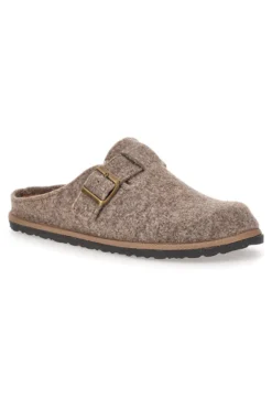 Pantofole beige in feltro con fibbia regolabile Inblu 24 SI
