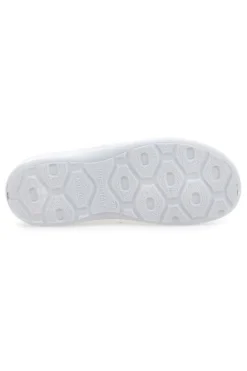 Pantofole Beige in Feltro con Fiorellino Verde e Plantare Estraibile Grazie 3003d