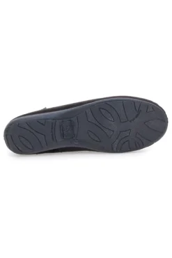 Pantofole Cibatte nere con ricamo dorato Superga S10U272