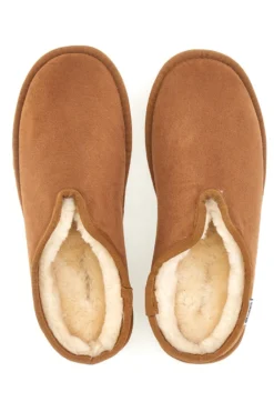 Pantofole color cuoio con interno caldo e suola antiscivolo Superga S64Y378