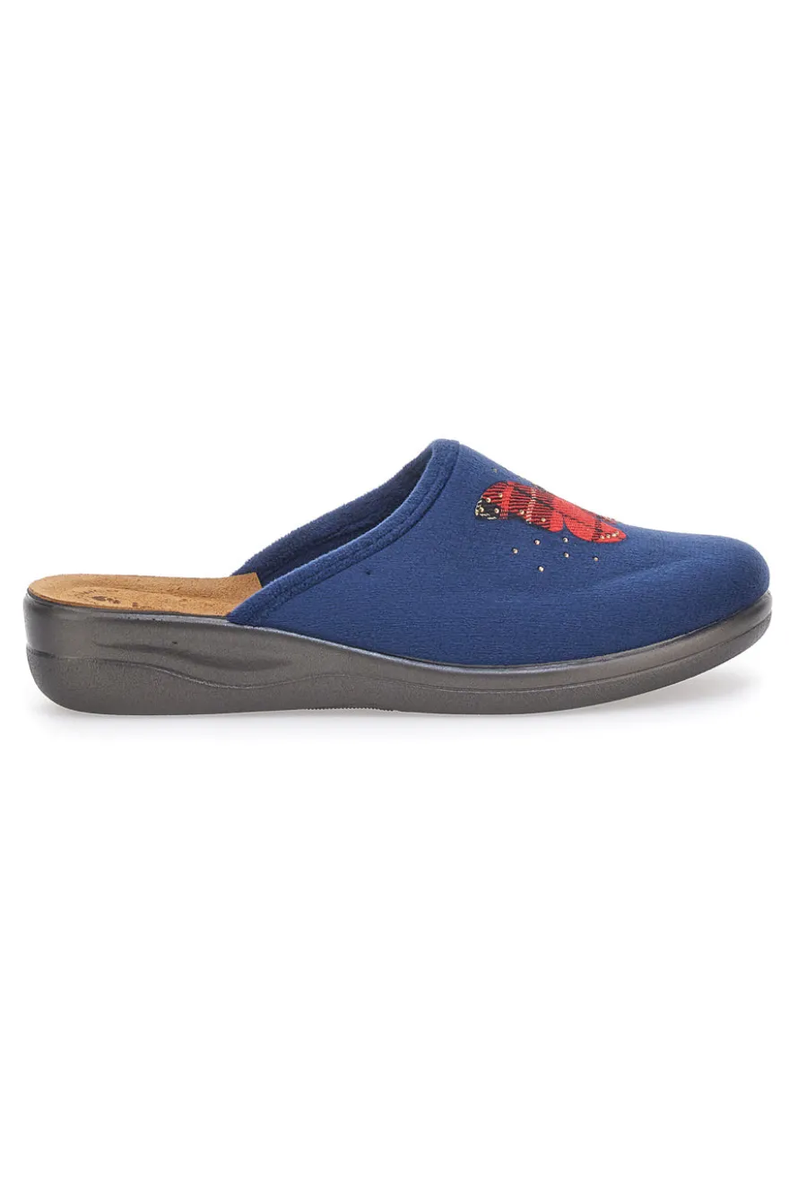 Pantofole con Farfalla Blu Inblu 44 CF