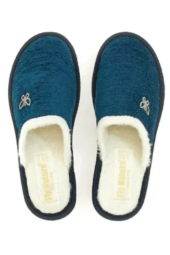 Pantofole Fly Nature 373 Petrolio