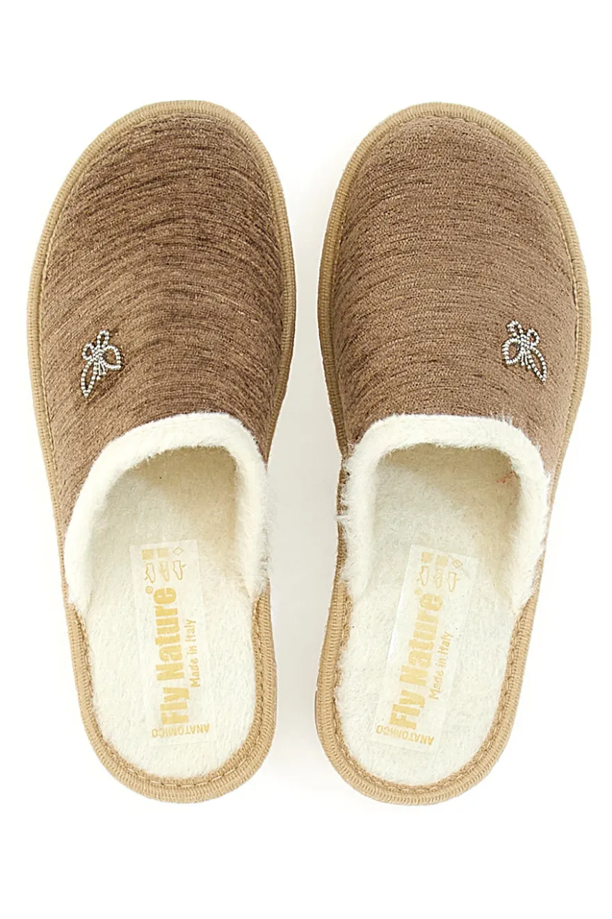 Pantofole Fly Nature 373 Taupe