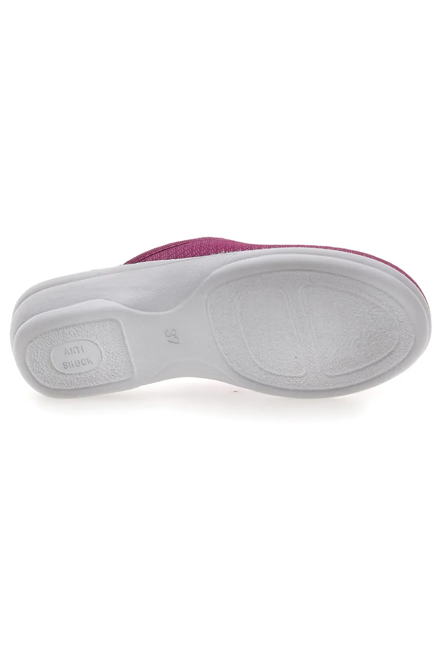 Pantofole fucsia con sottopiede anatomico Inblu 52 BJ
