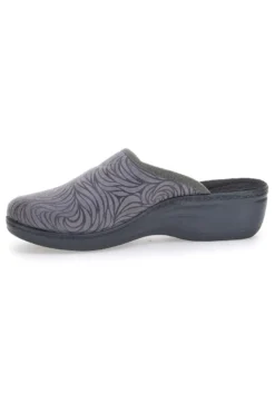 Pantofole grigie con fantasia circolare INBLU 76 LY