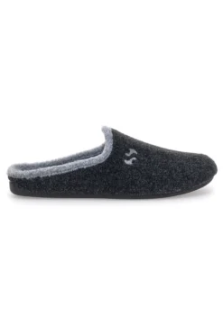 Pantofole Grigie con Plantare Estraibile e Suola in Gomma Superga 10225