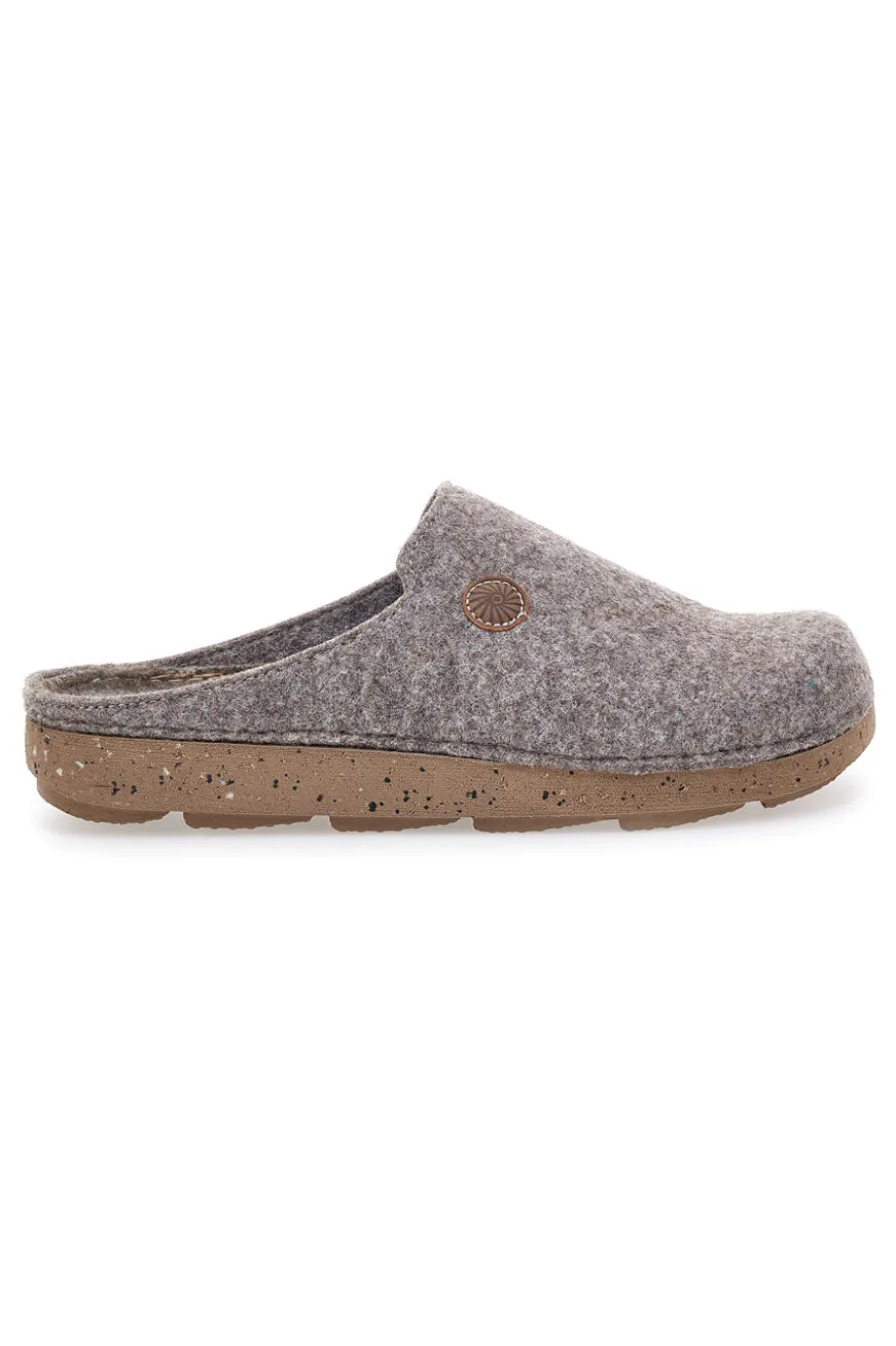 Pantofole grigie in feltro con suola comfort Inblu 21 MT