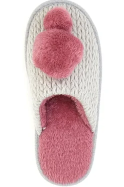 Pantofole Grigio e Rosa The First 1