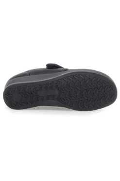 Pantofole nere chiuse con velcro FLY FLOT 38862