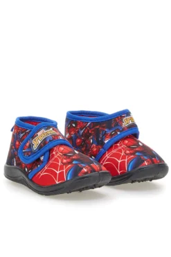 Pantofole rosse con stampa Spiderman e chiusura a strappo Spiderman R1310368T02
