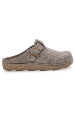 Pantofole tortora in feltro con fibbia Inblu 23 MT
