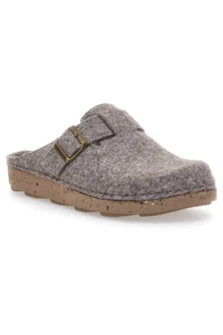 Pantofole Tortora In Panno Inblu12 mt