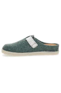 Pantofole verdi con fibbia regolabile e suola comfort Inblu 42 CS