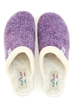 Pantofole Viola Made In Italy Fly Flot 4469