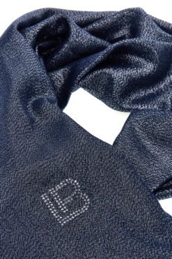 Pashmina blu con frange Laura Biagiotti 99s298-71