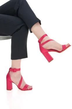 Pittarello Elite 2332 Fuchsia-Sandalen mit Absatz