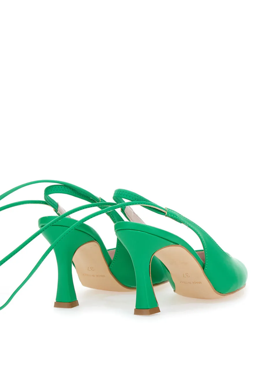 Pittarello Glam Schnürpumps 3218 Grün