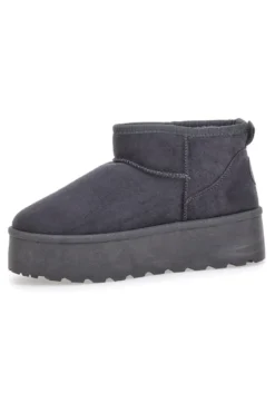 Pittarello Love PK1497B graue Stiefeletten mit Pelzfutter